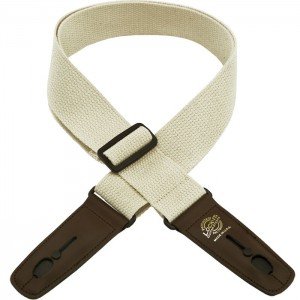 LIS-049-C2-NAT/BRN Ремень для гитары с блокировкой, хлопок, натуральный, Lock-It Straps, D'Andrea LIS-049-C2-NAT/BRN Ремень для гитары с блокировкой, хлопок, натуральный, Lock-It Straps, D'Andrea