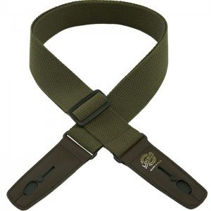 LIS-050-C2-OLV/BRN Ремень для гитары с блокировкой, хлопок, оливковый, Lock-It Straps, D'Andrea LIS-050-C2-OLV/BRN Ремень для гитары с блокировкой, хлопок, оливковый, Lock-It Straps, D'Andrea