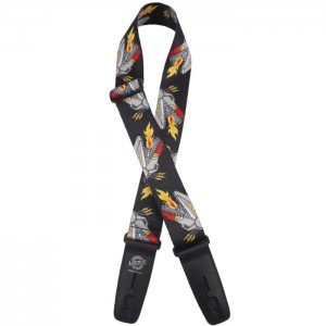 LIS-104-S13 Poly Plush Series Ремень для гитары с блокировкой, Lock-It Straps, D'Andrea LIS-104-S13 Poly Plush Series Ремень для гитары с блокировкой, Lock-It Straps, D'Andrea