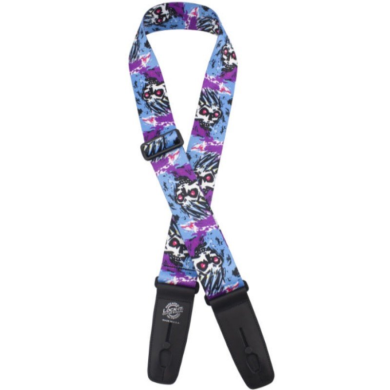 LIS-105-S46 Poly Plush Series Ремень для гитары с блокировкой, Lock-It Straps, D'Andrea LIS-105-S46 Poly Plush Series Ремень для гитары с блокировкой, Lock-It Straps, D'Andrea