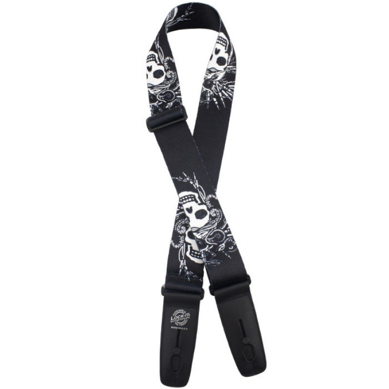 LIS-108-S19 Poly Plush Series Ремень для гитары с блокировкой, Lock-It Straps, D'Andrea LIS-108-S19 Poly Plush Series Ремень для гитары с блокировкой, Lock-It Straps, D'Andrea
