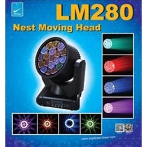 LM280 NEST MOVING BEAM Моторизированная световая "голова", 19х15Вт, RGBW, Big Dipper