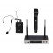 LS-201-MH Беспроводная микрофонная система, ручной и головной микрофон, LAudio