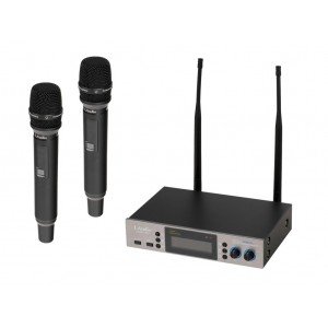 LS-301-2M Беспроводная микрофонная система, 2 ручных передатчика, LAudio