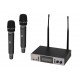 LS-301-2M Беспроводная микрофонная система, 2 ручных передатчика, LAudio