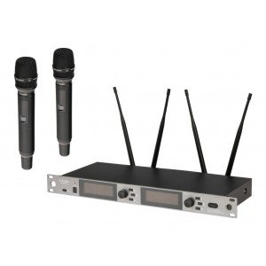 LS-302-2M Беспроводная микрофонная система, 2 ручных передатчика, LAudio
