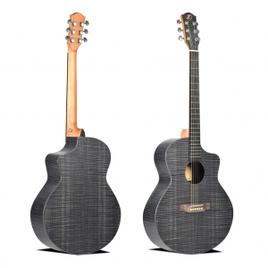 LS-H10-BK Акустическая гитара, с вырезом, цвет чёрный, IZ