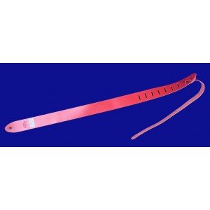 LSGL2-R Ремень для акустической гитары, кожаный, красный, Lutner