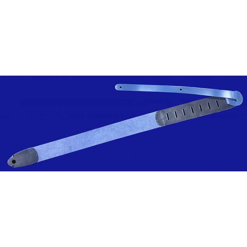 LSGL5-BL Ремень для акустической гитары, кожаный, синий, Lutner