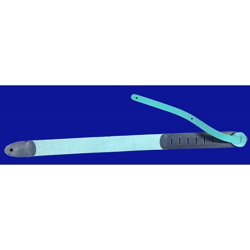 LSGL5-G Ремень для акустической гитары, кожаный, зеленый, Lutner