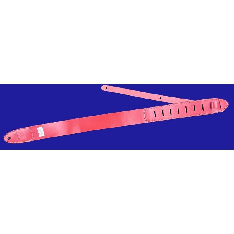 LSGL5-R Ремень для акустической гитары, кожаный, красный, Lutner