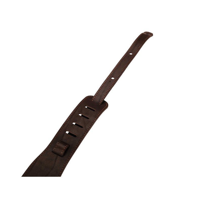 LS.U.003 Ремень для гитары, кожаный, коричневый, LionStraps