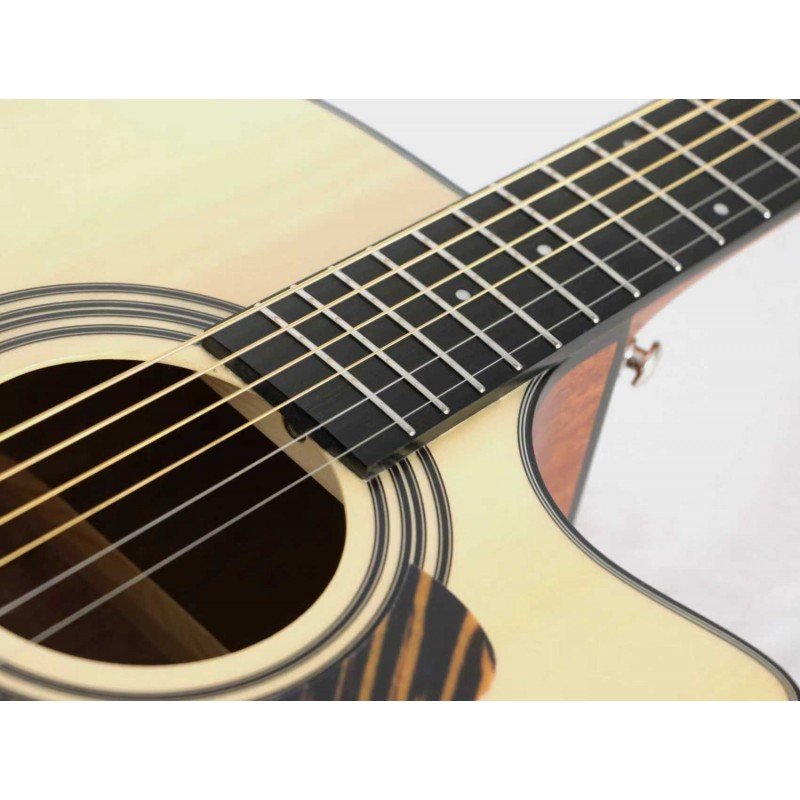 LV-11-N Акустическая гитара, с вырезом, цвет натуральный, Smiger