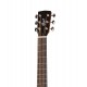 Little-CJ-Blackwood-OPLB-WBAG CJ Series Электро-акустическая гитара 3/4 с чехлом, санберст, Cort