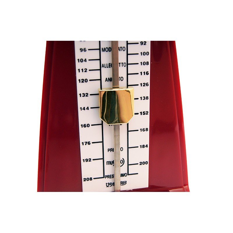 M-20-RD Метроном механический, красный, Musedo