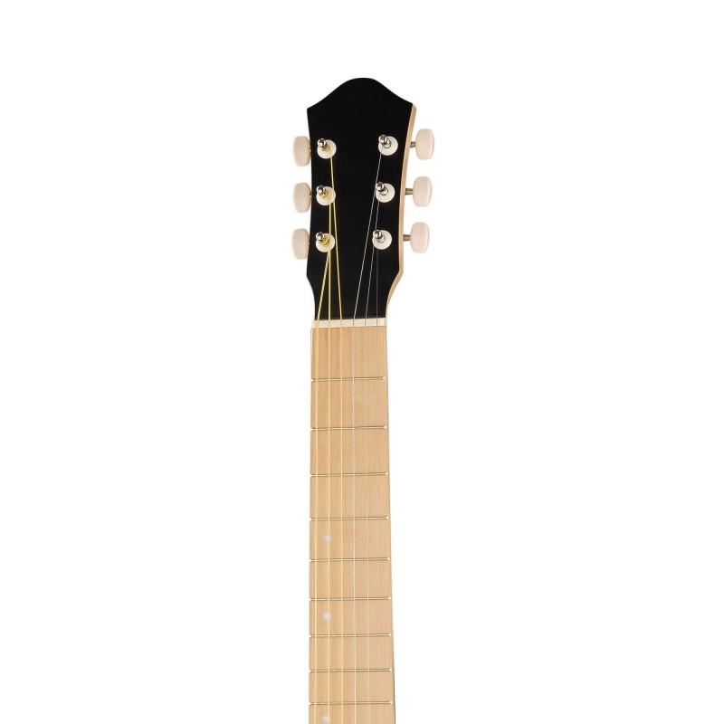 M-32-BK Акустическая гитара, с вырезом, черная, матовая, Амистар