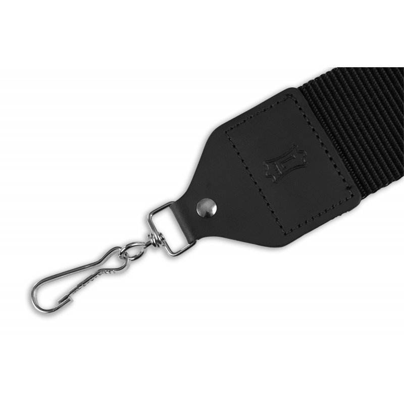 M10-BLK Folk Series Ремень для банджо, полипропилен, черный, Levy's