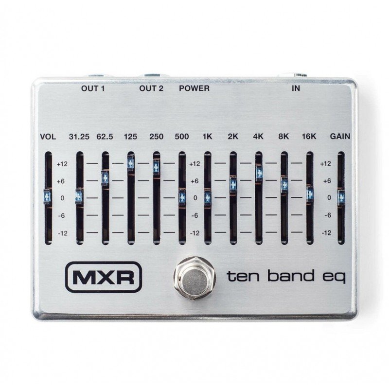 M108SEU MXR 10 Band EQ Педаль эффектов, Dunlop M108SEU MXR 10 Band EQ Педаль эффектов, Dunlop