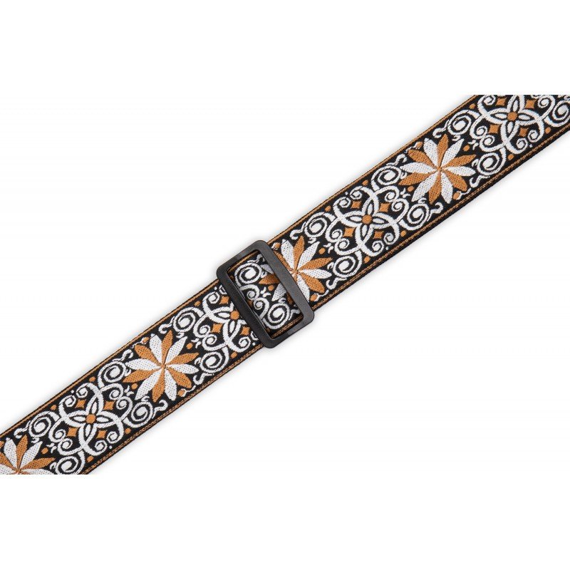 M10HT-13 Folk Series Ремень для банджо, рисунок Yellow flower, Levy's