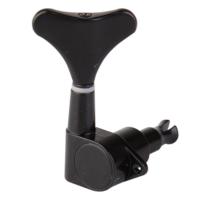 M179-4 Колки для бас-гитары, 4л, черные, Musiclily