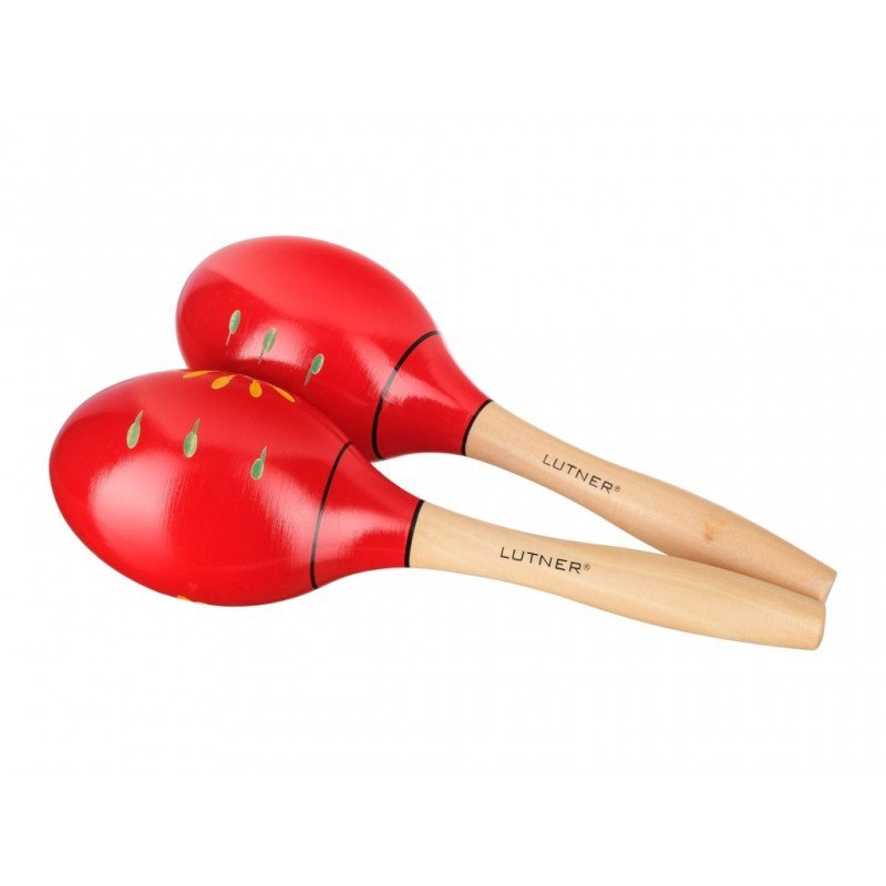 M2-2 Деревянные маракасы на ручке, диаметр 8.2cм, длина 27см. Fleet