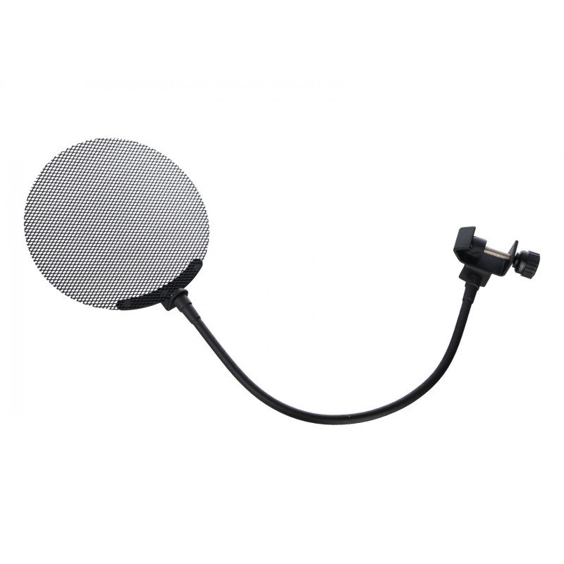 MA019B Студийная ветрозащита (поп-фильтр) с креплением, металл, Alctron