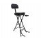 MA82 Табурет гитариста со спинкой и стойкой для гитары, Foix