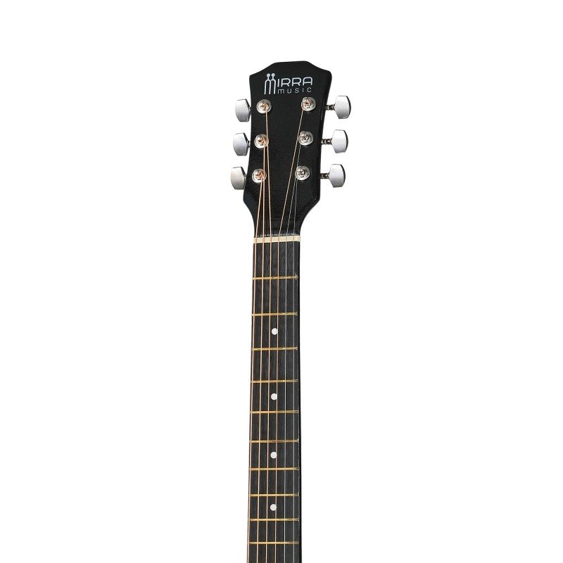 MAG-39C-BLK Акустическая гитара, с вырезом, черная, Mirra MAG-39C-BLK Акустическая гитара, с вырезом, черная, Mirra