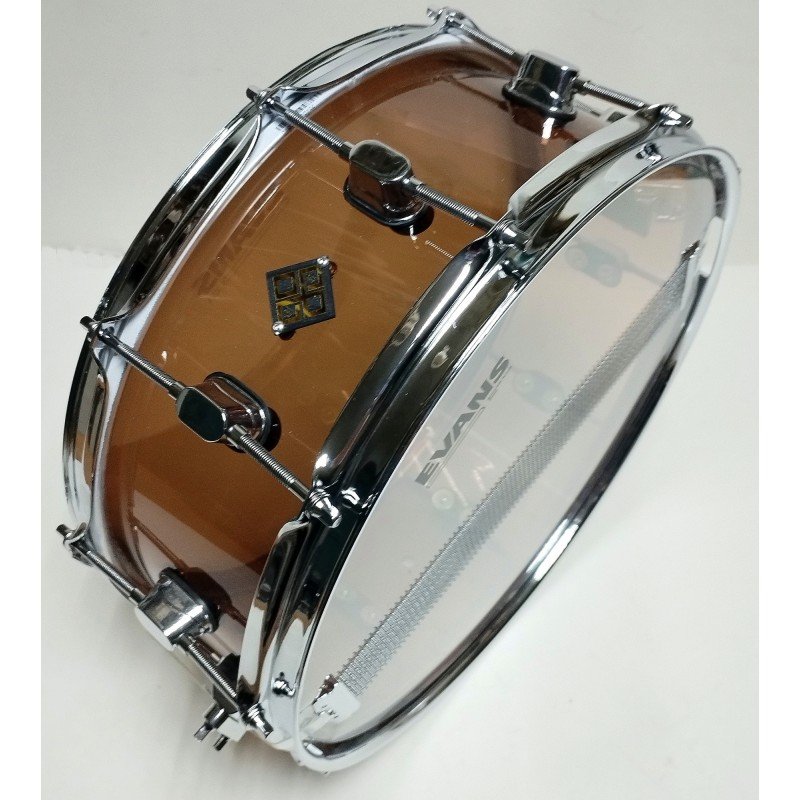 MBAbl-m-1455-10 Малый барабан 14х5.5" из акрила, чёрная дымка, Мастерская Бехтеревых