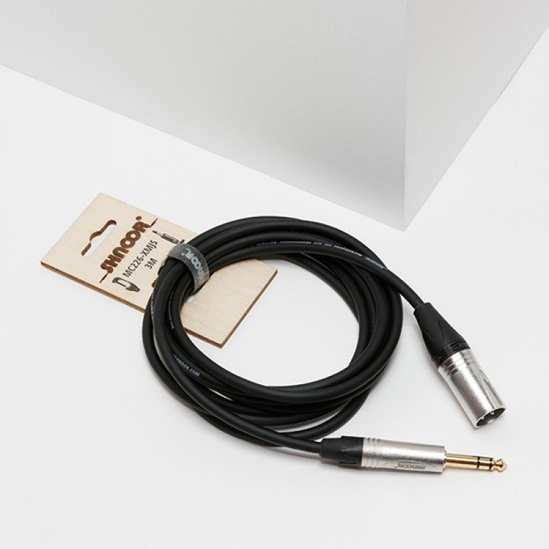 MC226-XFJS-5m Кабель микрофонный, XLRF-6.35мм стерео, 5м, SHNOOR
