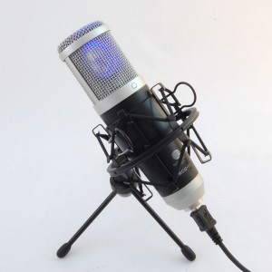 MCU-022 Микрофон конденсаторный USB, черный, Октава