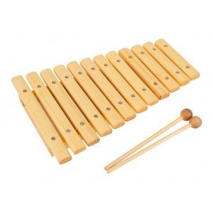 MD-KS-12P Ксилофон 12 нот, с резонатором, До, тонировка, Музыка Детям