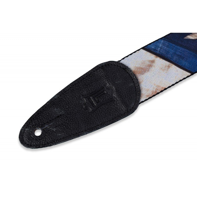 MDP-US Print Series Ремень для гитары, полиэстер, американский флаг, Levy's