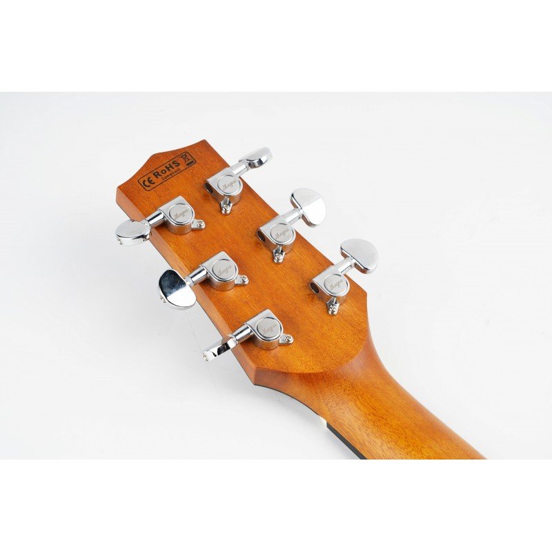 MG-HPL-01 Акустическая гитара, черная, Magna