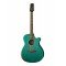 MGC-02 Акустическая гитара, с вырезом, зеленая, Magna