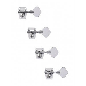 MHB-01-CR-4L Колки для бас-гитары 4л, хром, Metallor