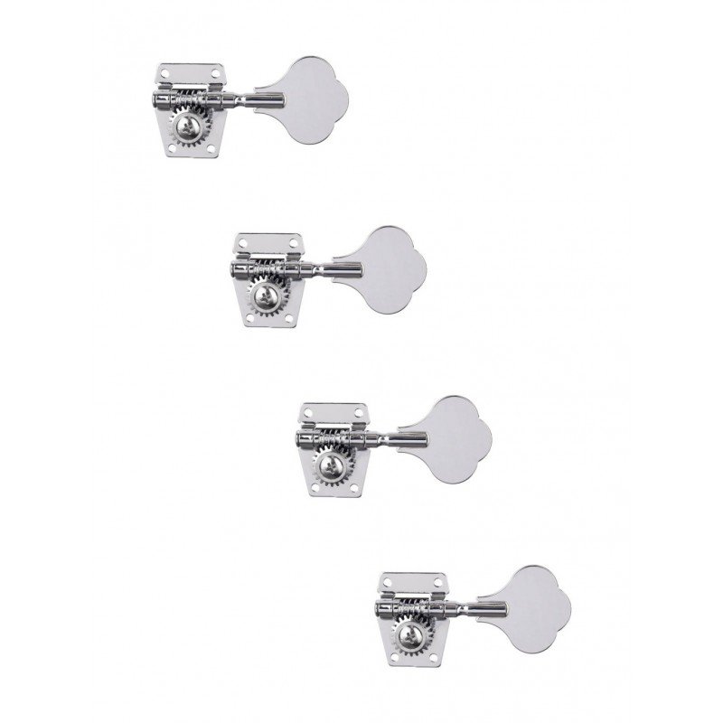 MHB-01-CR-4L Колки для бас-гитары 4л, хром, Metallor