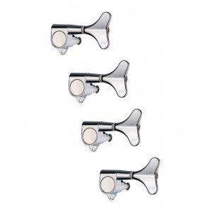 MHB-02-CR-4L Колки для бас-гитары 4л, хром, Metallor