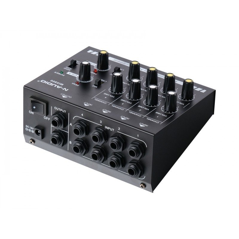 MIX800 Микшер, 8 каналов, N-Audio MIX800 Микшер, 8 каналов, N-Audio