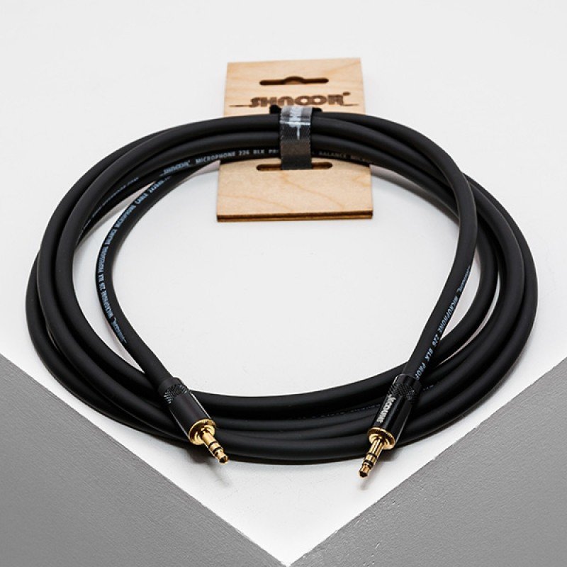 MJMJ-B-3m Кабель акустический 3,5мм male - 3,5мм male (стерео), 3м, SHNOOR