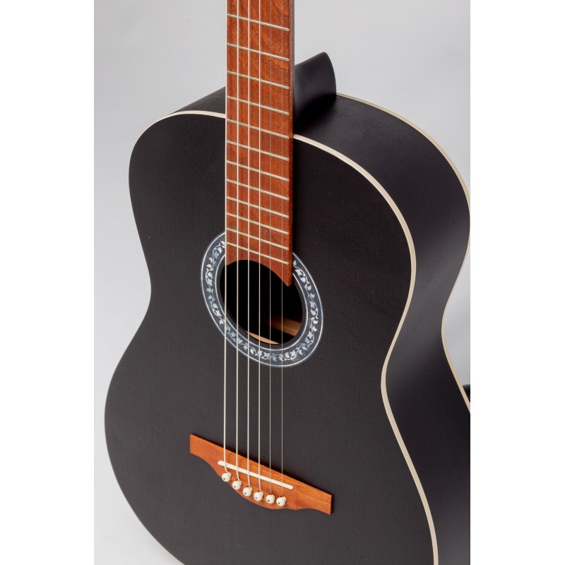 ML-A4-BK Акустическая гитара, черная, MiLena-Music