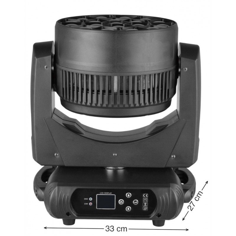 ML1940W Моторизированная световая "голова", RGBW, 19х40Вт, Bi Ray