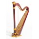 MLH0013 Capris Арфа 21 струнная (A4-G1), цвет махагони глянцевый, Resonance Harps