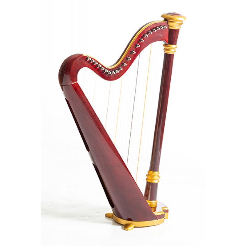 MLH0013 Capris Арфа 21 струнная (A4-G1), цвет махагони глянцевый, Resonance Harps