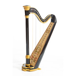 MLH0014 Capris Арфа 21 струнная (A4-G1), цвет черный глянцевый, Resonance Harps
