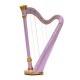 MLH0027 Iris Арфа 21 струнная (A4-G1), цвет сиреневый глянцевый, Resonance Harps