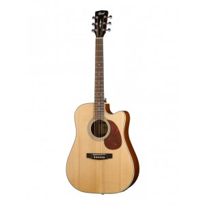 MR500E-OP MR Series Электро-акустическая гитара, с вырезом, цвет натуральный, Cort