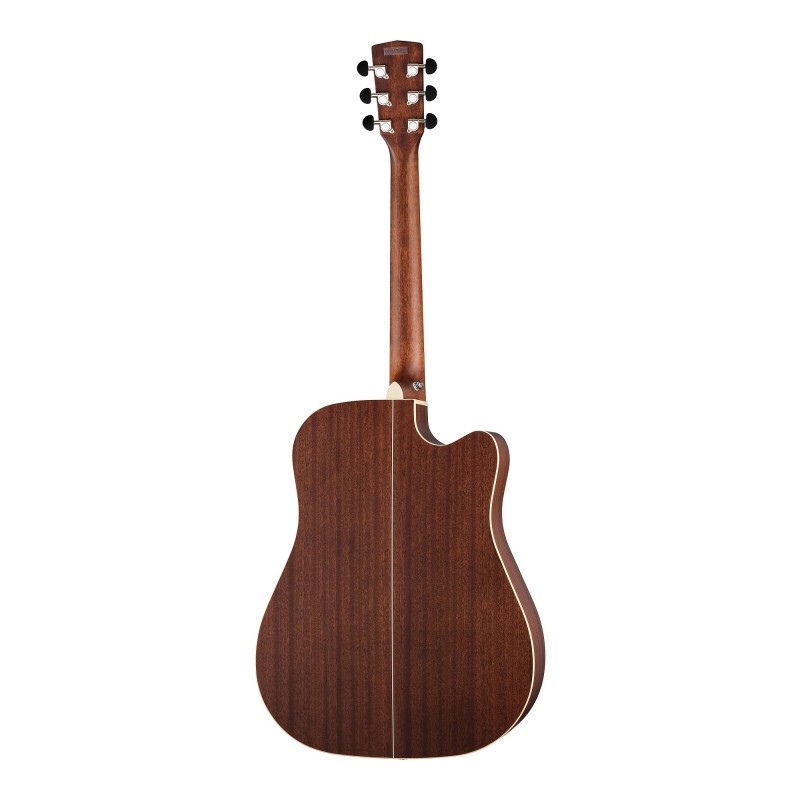 MR710F-LH-NS-WBAG MR Series Электро-акустическая гитара леворукая, с вырезом, цвет нат., чехол, Cort