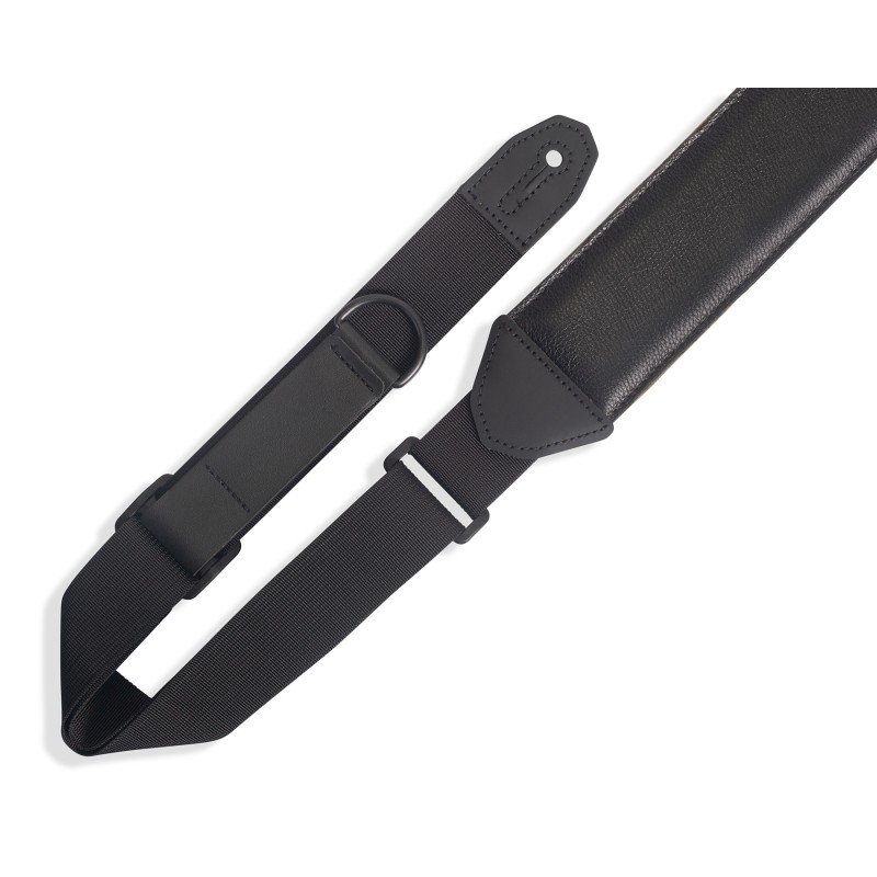 MRHGS-BLK Specialty Series Ремень для гитары, кожаный, черный, Levy's