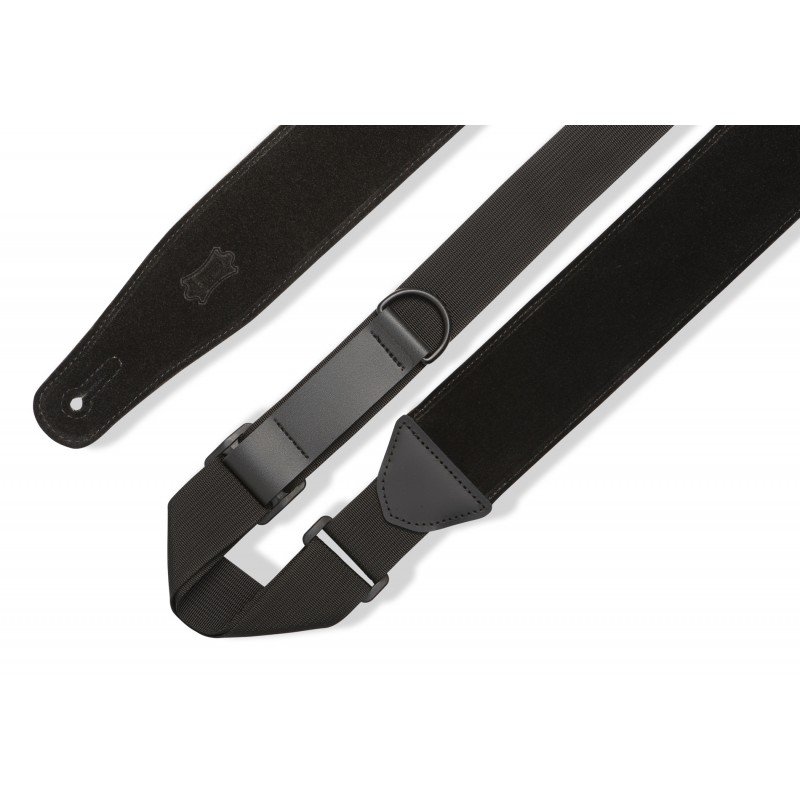 MRHSP-BLK Specialty Series Ремень для гитары, замша, черный, Levy's
